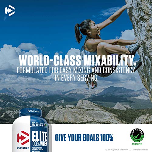 Dymatize Elite 100% Whey Protein Powder, Take Pre Workout Or Pos