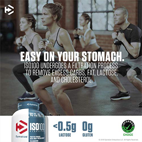 Dymatize Iso 100 Whey Protein Powder With 25G Of Hydrolyzed 100%
