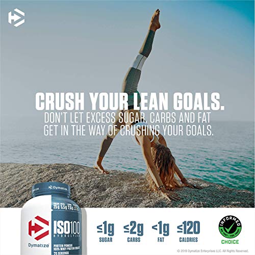 Dymatize Iso 100 Whey Protein Powder With 25G Of Hydrolyzed 100%