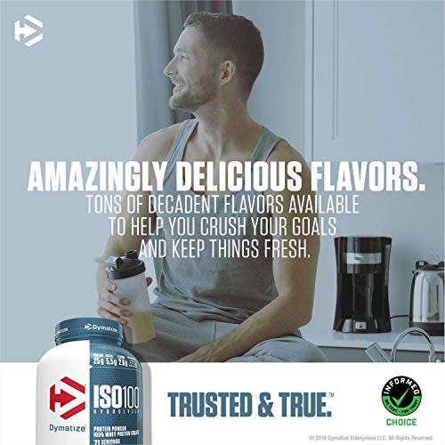 Dymatize Iso 100 Whey Protein Powder With 25G Of Hydrolyzed 100%