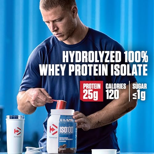 Dymatize ISO100 Whey Protein Powder Isolate, Gourmet Vanilla, 25...