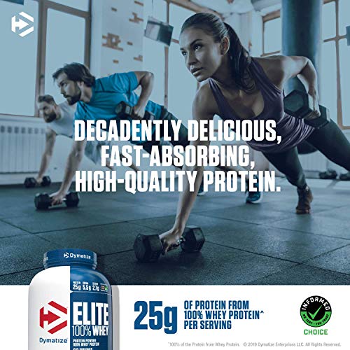 Dymatize Elite 100% Whey Protein Powder, Take Pre Workout Or Pos