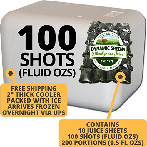 Dynamic Greens Wheatgrass Juice - 100 Fl Ozs - Just $1.89 Per Oz