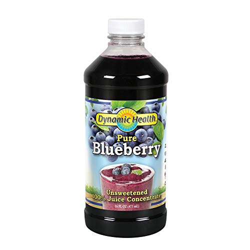 Dynamic Health 473Ml 100% Pure Blueberry Juice Concentrate, 16 F
