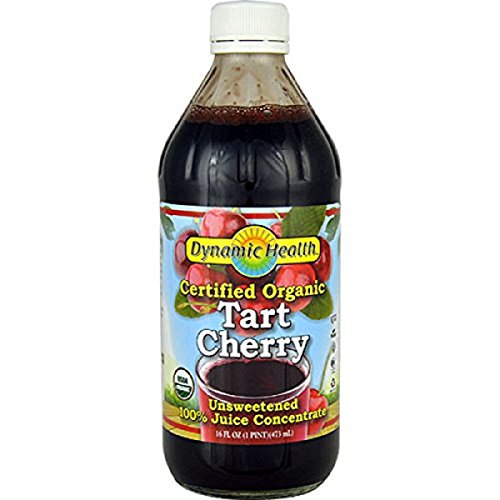 Dynamic Health 100% Pure Organic Certified Tart Cherry Juice Con