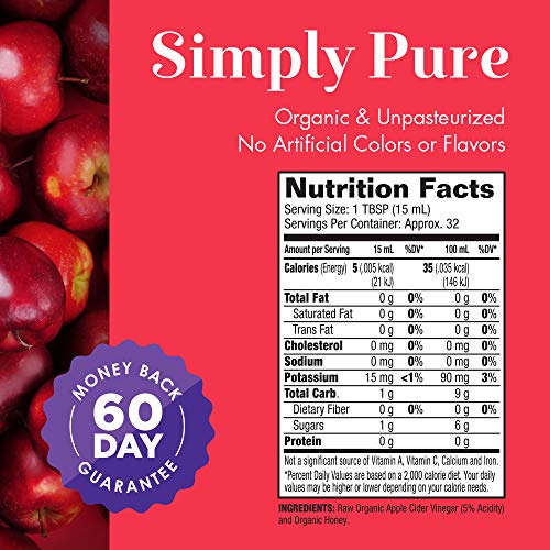 Dynamic Health Apple Cider Vinegar With The Mother And Natural H