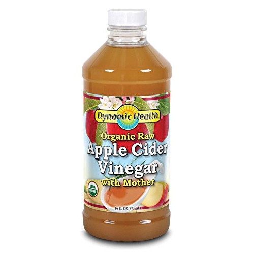 Dynamic Health Organic Cider Vinegar With Mother, Raw Apple, 16 Oz