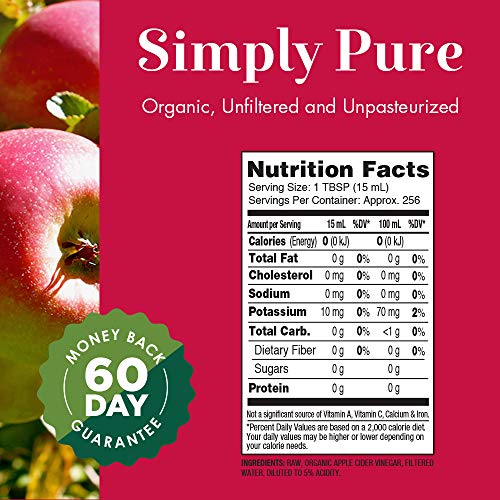 Dynamic Health Organic Raw Apple Cider Vinegar With Mother | Veg