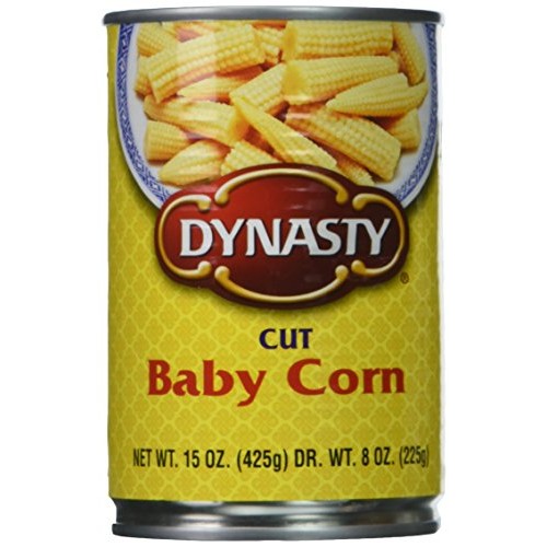 Dynasty Baby Corn, Cut, 15 Oz