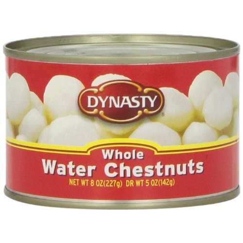Dynasty Canned Whole Water Chestnuts, 8-Ounce Pack Of 12
