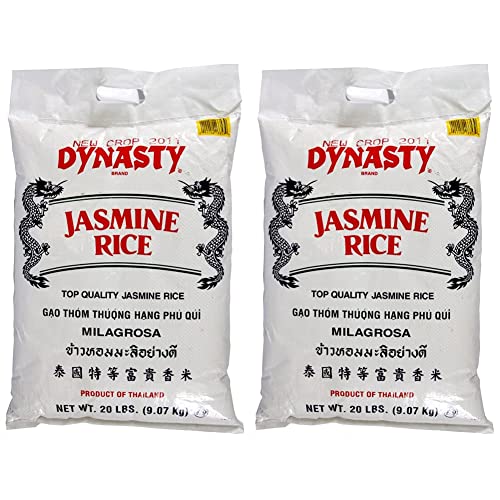 Dynasty Jasmine Rice, 20-Pound Pack of 2