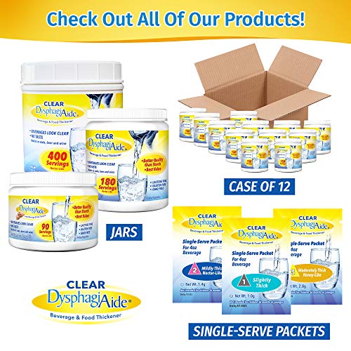 Clear Dysphagiaide Instant Beverage And Food Thickener, Box Of 2
