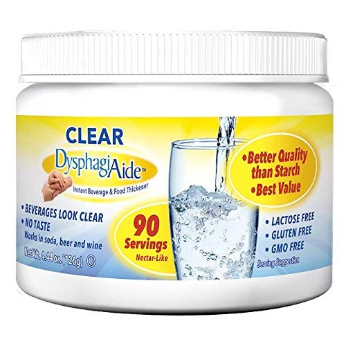 Clear Dysphagiaide Thickener Powder - Instant Thickener For Liqu