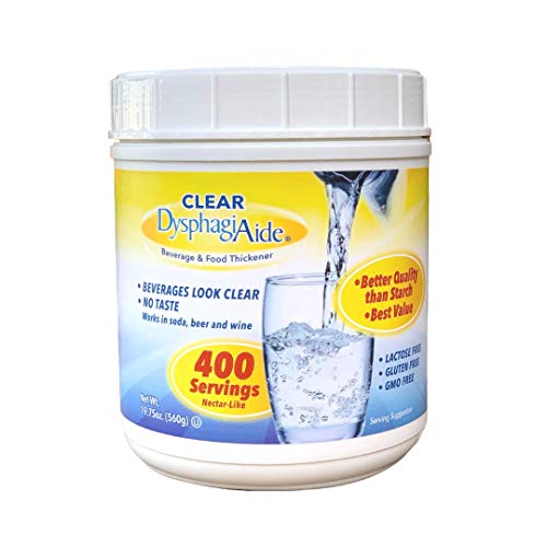 Clear Dysphagiaide Thickener Powder - Instant Thickener For Liqu