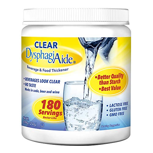Clear Dysphagiaide Thickener Powder - Instant Thickener For Liqu