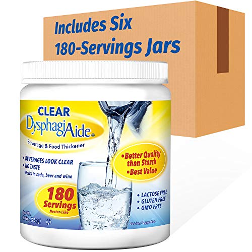 Clear Dysphagiaide Thickener Powder - Instant Thickener For Liqu