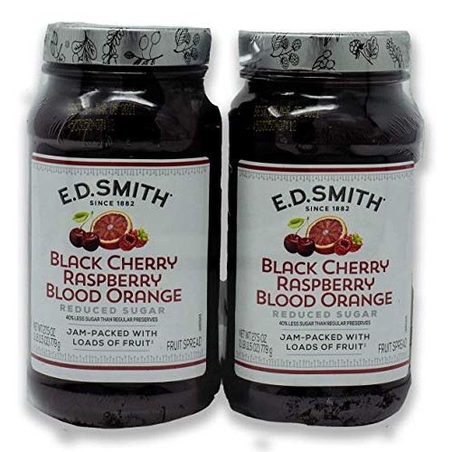 E.D. Smith Black Cherry, Raspberry &Amp; Blood Orange Fruit Spread-