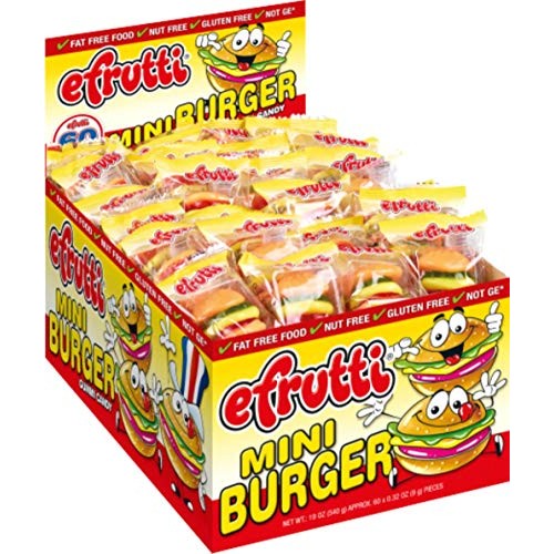 E Frutti Gummy Hamburger And Hot Dog Variety Pack Of 120