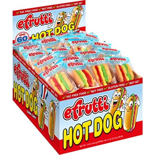 E Frutti Gummy Hamburger And Hot Dog Variety Pack Of 120