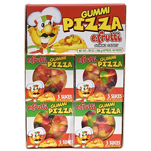 Gummi Pizza By E-Fruitti 48 Count Net Wt. 26Oz
