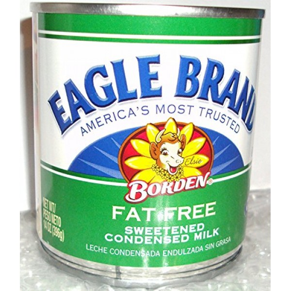 Borden, Eagle Brand, Condensed Milk, Fat Free, 14Oz Can Pack Of 4