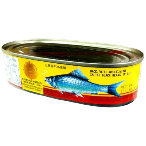 Eagle Coin Whole Fried Dace With Salted Black Beans In Oil 6.5Oz