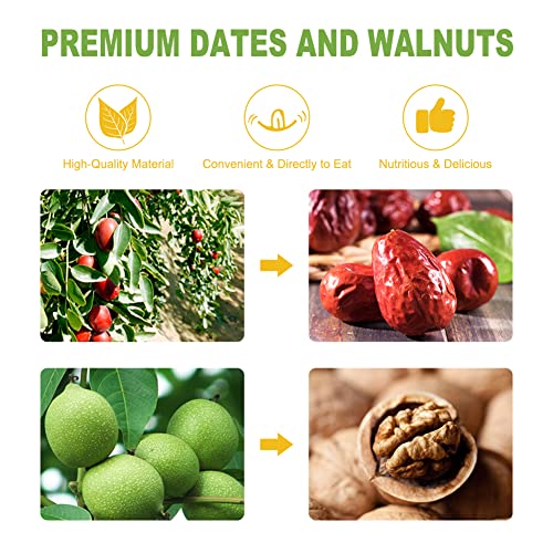 EAPC Date and Walnut, Individually Wrapped for Freshness, Health...