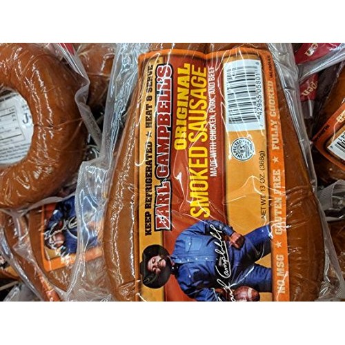 Earl Campbells Original Smoked Sausage 13 Oz 4 Pack