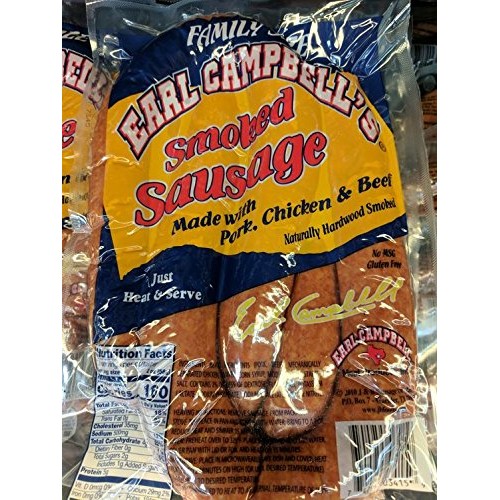 Earl Campbells Smoked Sausage 40 Oz 2 Pack
