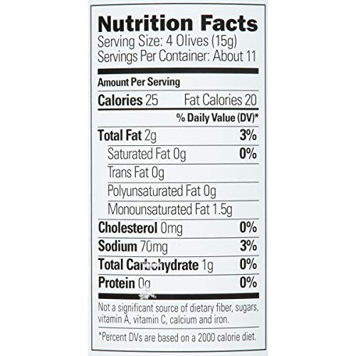 Early California, Reduced-Sodium, Ripe Pitted Large Black Olives