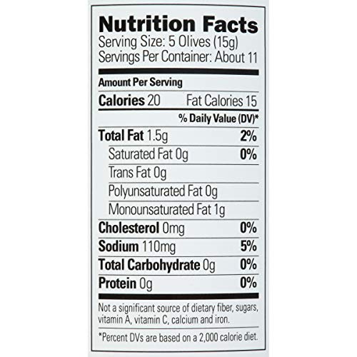 Early California, Ripe Pitted, Medium, Black Olives, 6 Oz