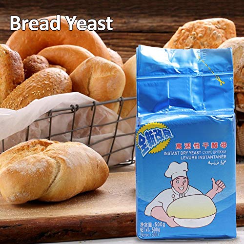 Earlyad 500G Yeast High Activity Dry Yeast, Bread Buns Baking Su