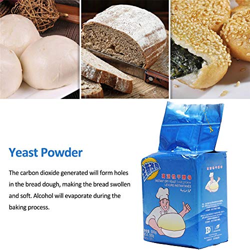 Earlyad 500G Yeast High Activity Dry Yeast, Bread Buns Baking Su