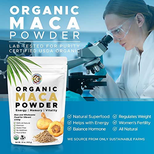 Earth Circle Organics - Organic Maca Root Powder, Natural Superf