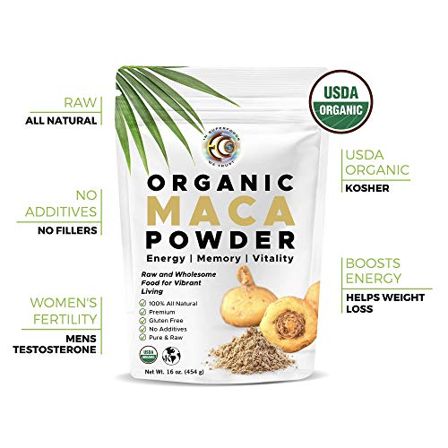 Earth Circle Organics - Organic Maca Root Powder, Natural Superf