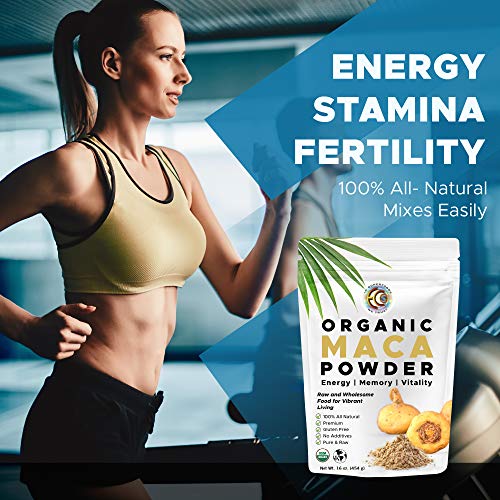 Earth Circle Organics - Organic Maca Root Powder, Natural Superf