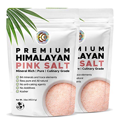 Earth Circle Organics Premium Himalayan Pink Fine Grain Salt - P