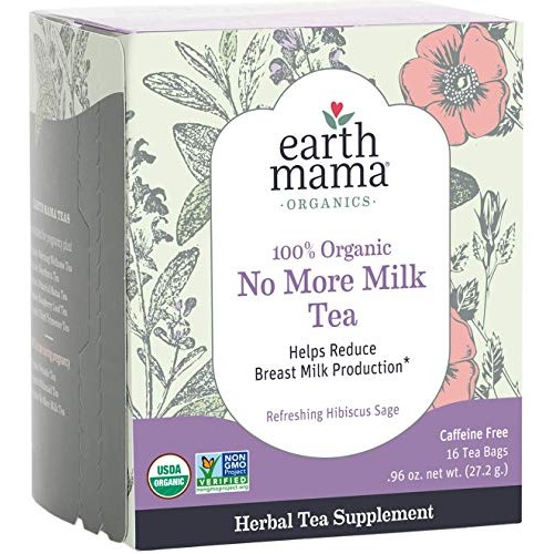 Earth Mama Organic No More Milk Tea Bags For Weaning To Help Red