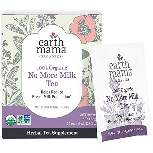 Earth Mama Organic No More Milk Tea Bags For Weaning To Help Red