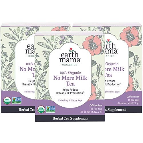 Earth Mama Organic No More Milk Tea Bags For Weaning To Help Red