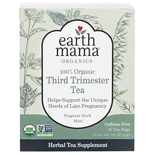 Earth Mama Organic Third Trimester Tea Bags For Pregnancy Comfor