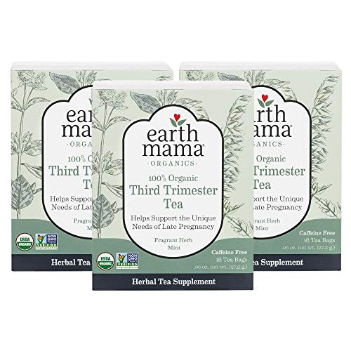 Earth Mama Organic Third Trimester Tea Bags For Pregnancy Comfor