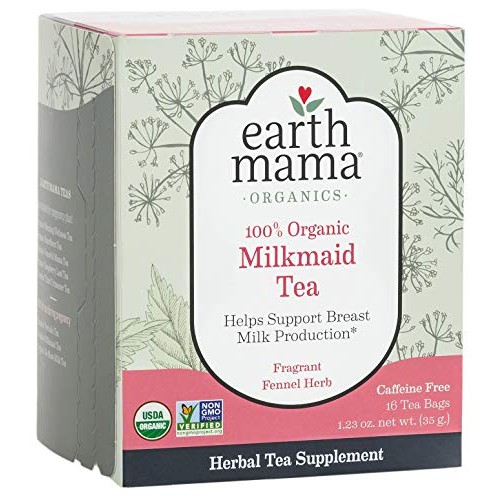 Organic Milkmaid Tea By Earth Mama | Supports Healthy Breastmilk
