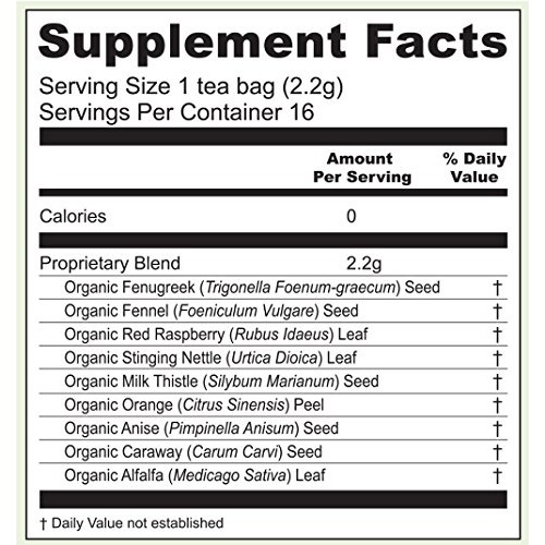 Organic Milkmaid Tea By Earth Mama | Supports Healthy Breastmilk