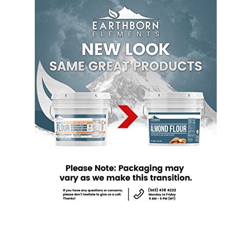 Almond Flour, 1 Gallon Bucket 4 Lbs By Earthborn Elements, Add