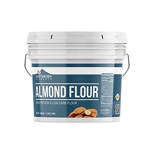 Almond Flour, 1 Gallon Bucket 4 Lbs By Earthborn Elements, Add