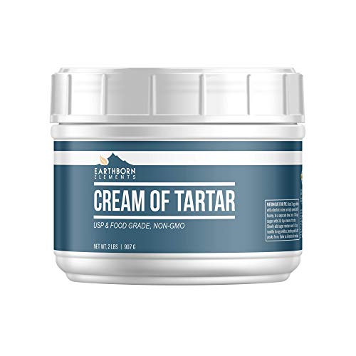Cream Of Tartar 2 Lb Mess-Free Resealable Tub, Highest Purity,