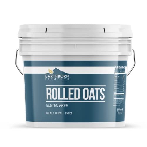 Earthborn Elements Gluten Free Rolled Oats 1 Gallon, Old Fashion...