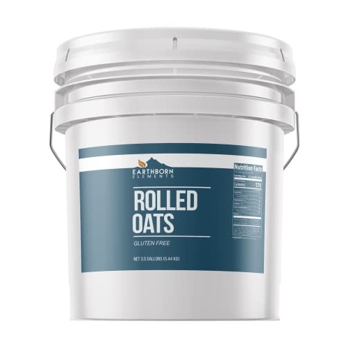 Earthborn Elements Gluten Free Rolled Oats 3.5 Gallon Old Fash...