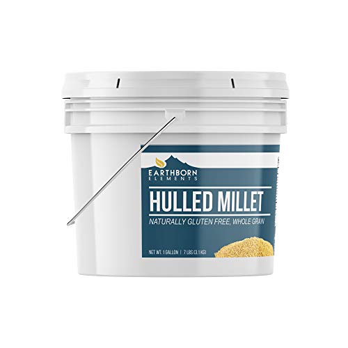 Hulled Millet, 1 Gallon Bucket By Earthborn Elements, Gluten-Fre